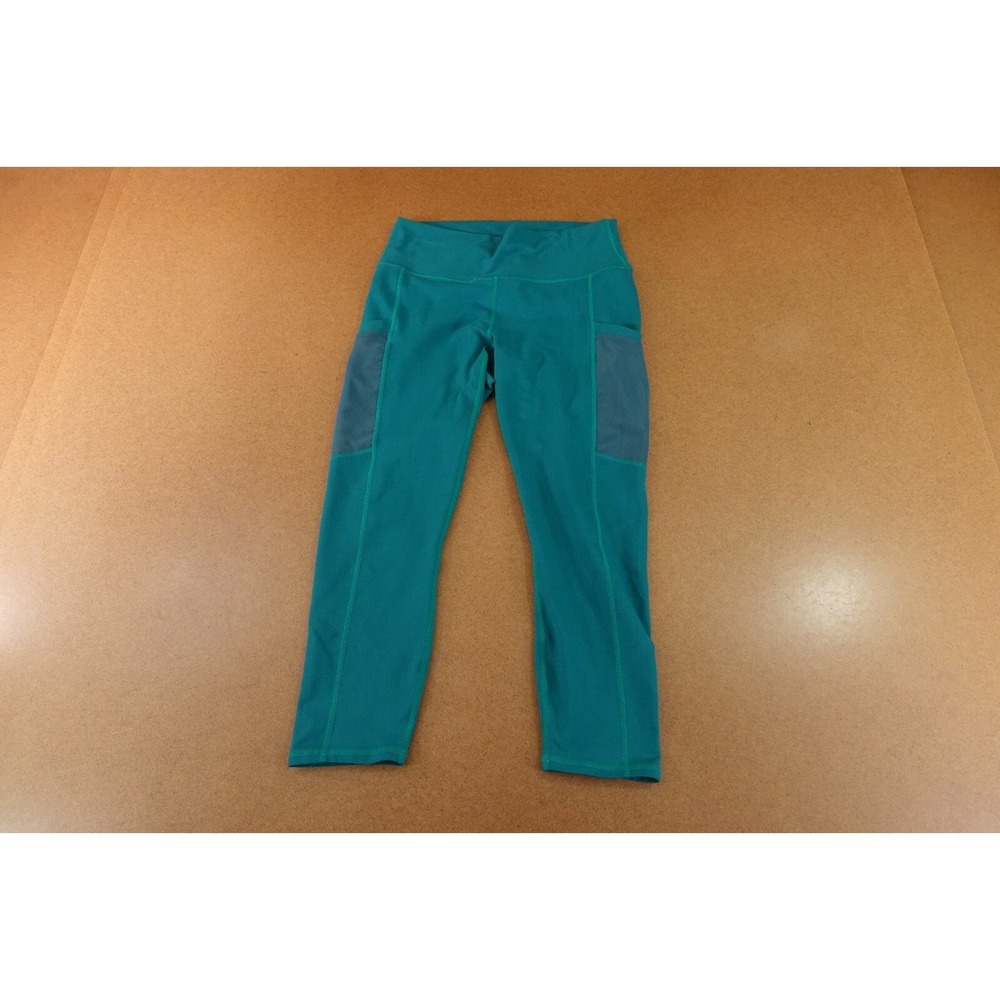 PowerHold By Fabletics Womens Medium Teal Blue High Waisted Athletic Leggings‎